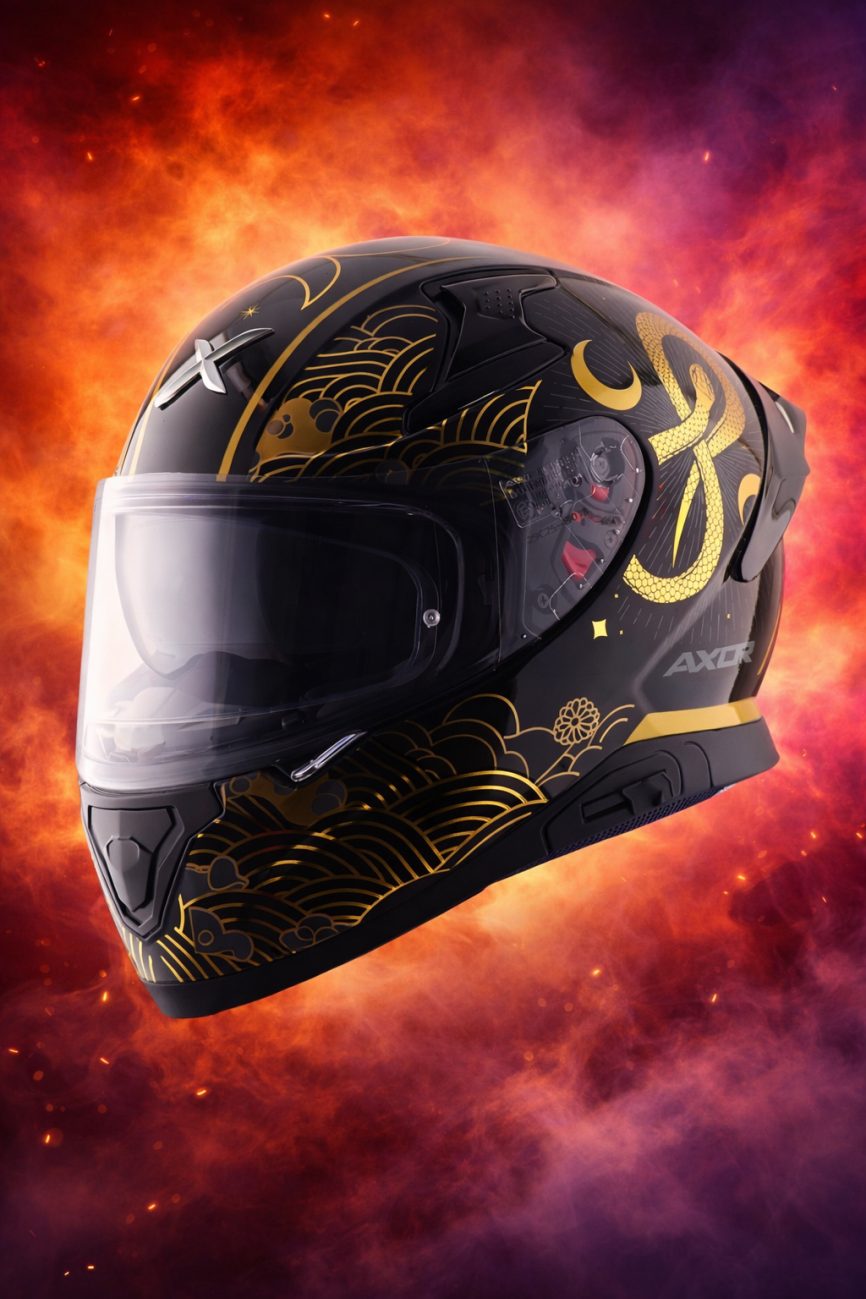 Golden Fullface Helmet