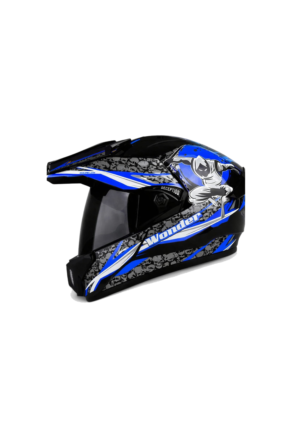 Wonder Blue Offroad Helmet