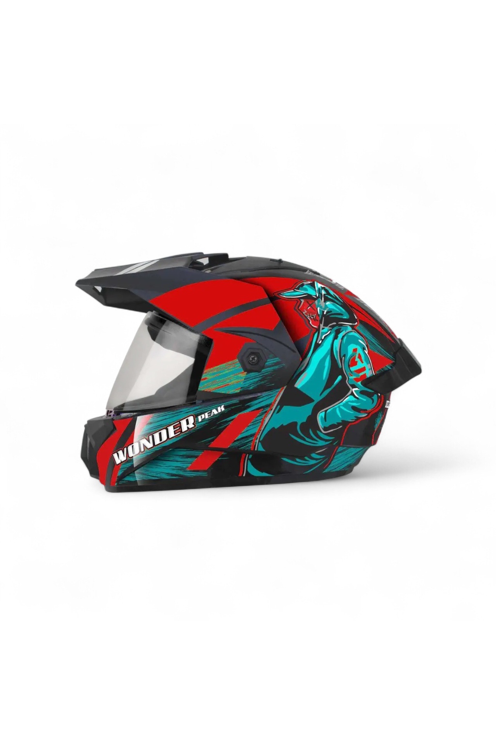 Wonder Red Offroad Helmet