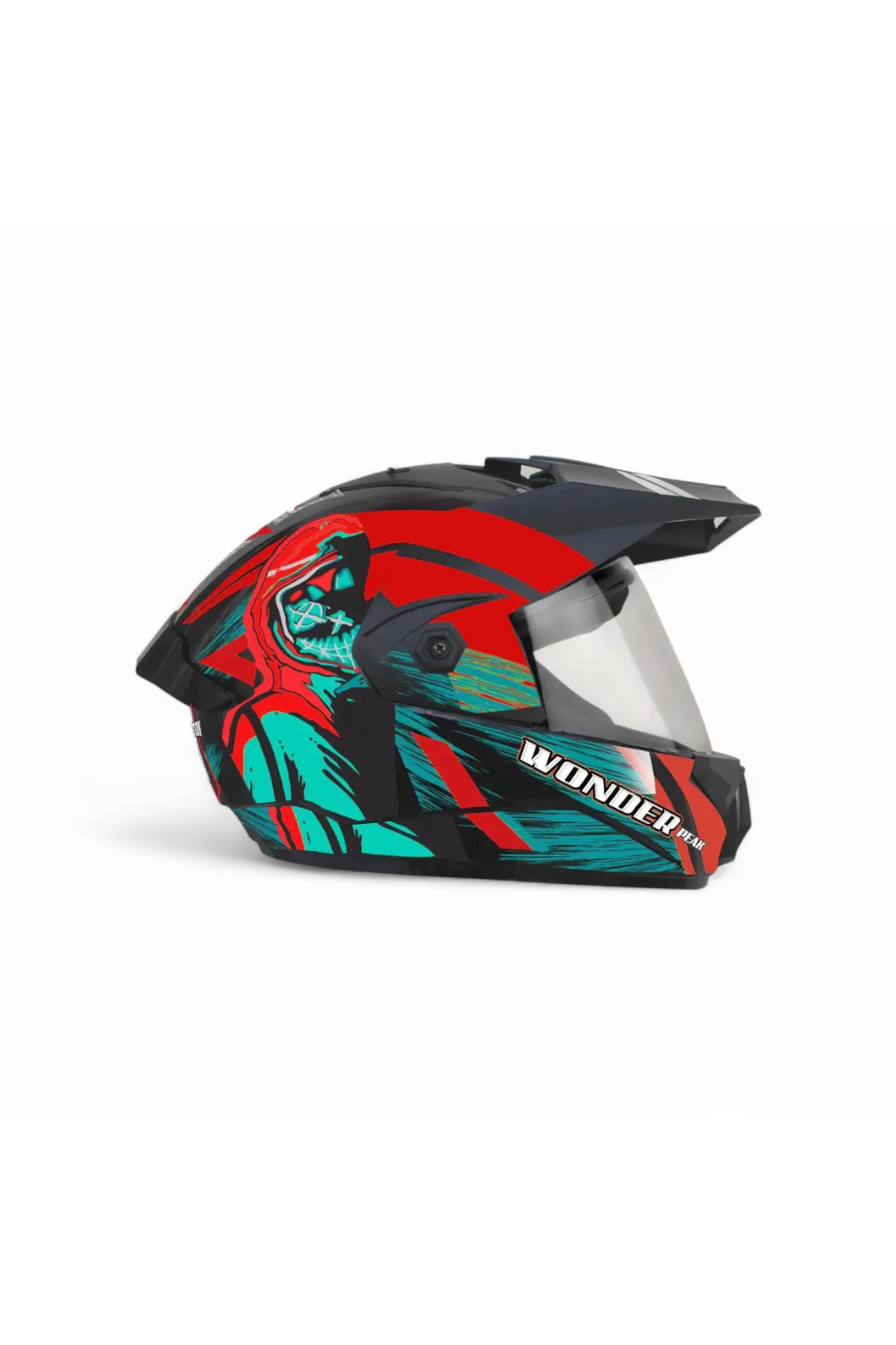 Wonder Red Offroad Helmet - Image 2