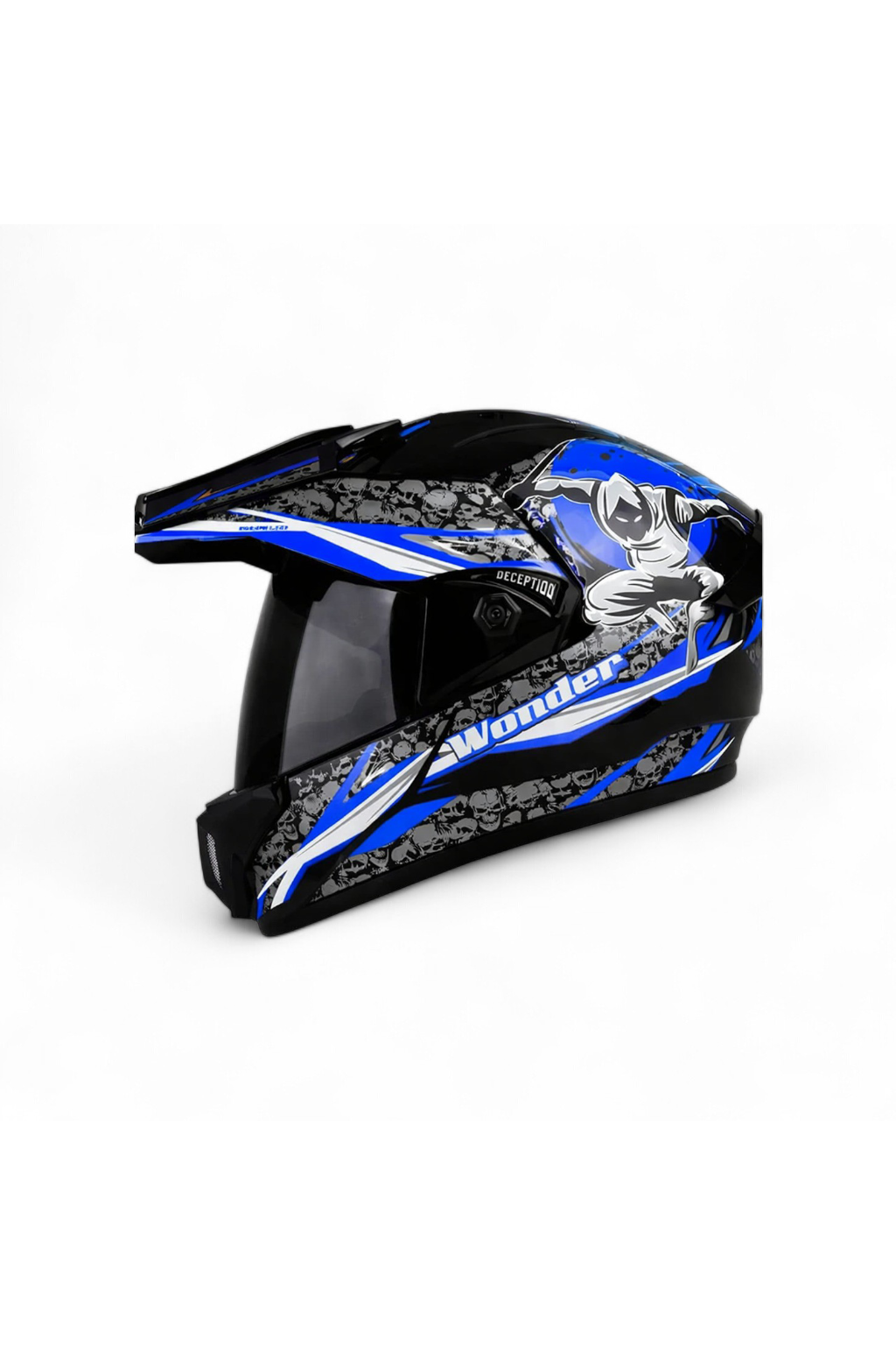 Wonder Blue Offroad Helmet